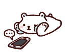 🐻 emoji White Diary vol.2 Telegram sticker 15 of 40