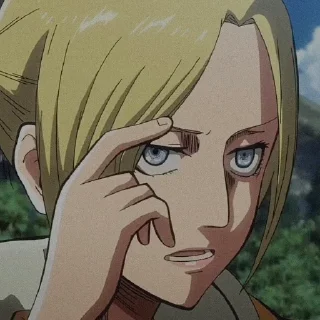 💛 emoji 《❝Annie Leonhart❞》 @Mcchltte Telegram sticker 6 of 58