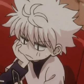 😶 emoji Killua Telegram sticker 6 of 68
