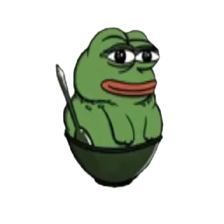 🍴 emoji ( @GodKaPack ) GOD KE PEPE Telegram sticker 17 of 73