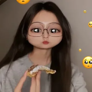 🥺 emoji ≛ hyewon @zrylly ≛ Telegram sticker 5 of 39