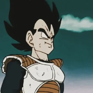 🐐 emoji Vegeta @AnimeStickers999 Telegram sticker 17 of 26