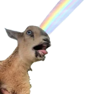 🐐 emoji Sassy Goat Telegram sticker 10 of 11