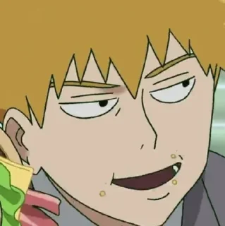 📒 emoji Reigen Arataka—Mob Psycho 100 : @kcshima Telegram sticker 14 of 25