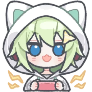 👾 emoji 没有未来的Suzume @zhaxia_cn Telegram sticker 16 of 32