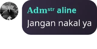 Sticker from aline pacar jeno