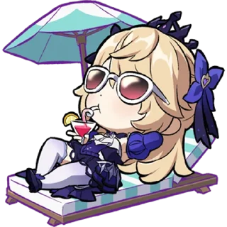 🏖 emoji More Genshin Stickers Telegram sticker 17 of 120