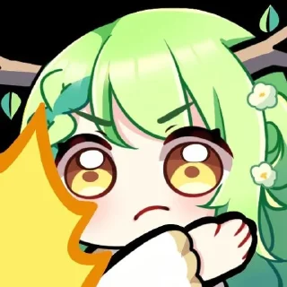 🌟 emoji 凛娜明明就很可爱！ @linna_kawaii Telegram sticker 6 of 69