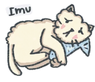 😔 emoji meowmeme | @cutestickers4you Telegram sticker 20 of 40