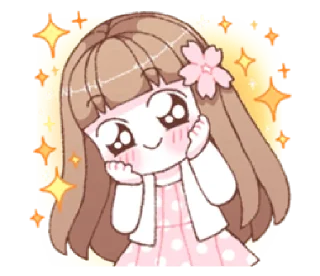 😍 emoji louvelle | @cutestickers4you Telegram sticker 18 of 40