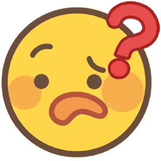 ❓ emoji 小黄豆表情包 Telegram sticker 10 of 105