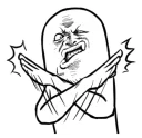 ❌ emoji Intuitive expression系列 Telegram sticker 11 of 81
