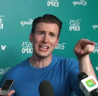 🫵 emoji chris evans @mostlytop Telegram sticker 7 of 35