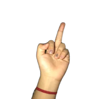 ✋ emoji EDEN MAY Finger CAPITAL Telegram sticker 14 of 60