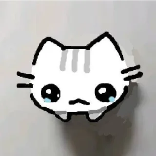 😢 emoji Kitty Telegram sticker 16 of 47