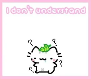 ❓ emoji Kitty Telegram sticker 19 of 47