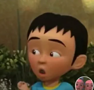 😲 emoji Upin ipin dan kawan kawan -- @alixendr Telegram sticker 7 of 17