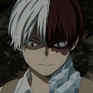 ⛓️ emoji Shoto Todoroki @StickerKeep Telegram sticker 10 of 40