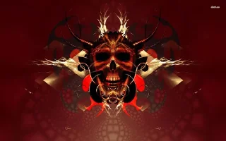 ☠ emoji ☠☠ᏦᗴᐯᏆᑎ ☠☠  The sKull ☠ Telegram sticker 17 of 83