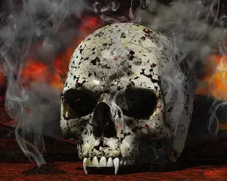 ☠ emoji ☠☠ᏦᗴᐯᏆᑎ ☠☠  The sKull ☠ Telegram sticker 22 of 83