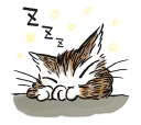 😴 emoji DAYAN 達洋貓 Telegram sticker 11 of 120