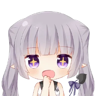 🤩 emoji 有栖姬月 @rengeSticker Telegram sticker 13 of 15