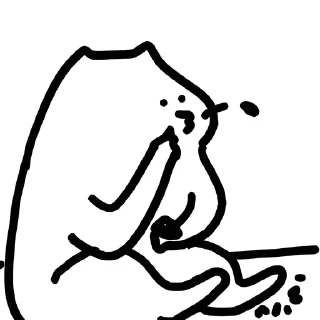 😗 emoji 什么猫6-9(@whatcccat) Telegram sticker 10 of 110