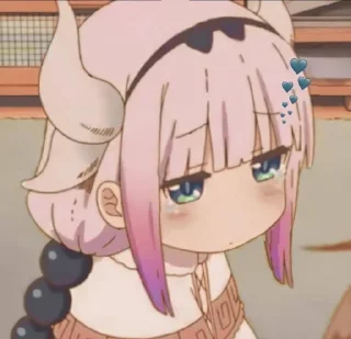 😞 emoji Kanna kamui Telegram sticker 9 of 15