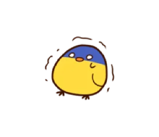 😨 emoji Cheerful Chick | @cutestickers4you Telegram sticker 10 of 40