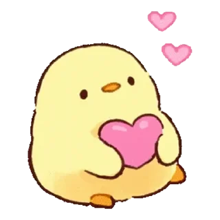 💕 emoji cute chick! Telegram sticker 10 of 21