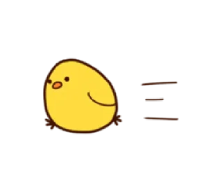 🙂 emoji Cheerful Chick | @cutestickers4you Telegram sticker 17 of 40
