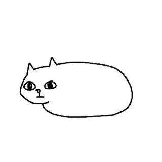 💬 emoji White Cat ^•^ @OstickersO Telegram sticker 14 of 24
