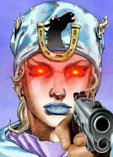 🔫 emoji Johnny Joestar by @shinmentakezou Telegram sticker 16 of 18