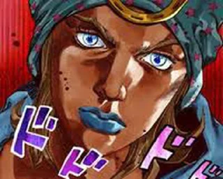 😐 emoji Johnny Joestar by @shinmentakezou Telegram sticker 15 of 18