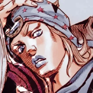😎 emoji Johnny Joestar by @shinmentakezou Telegram sticker 12 of 18