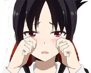 😢 emoji Kaguya-sama Telegram sticker 17 of 35