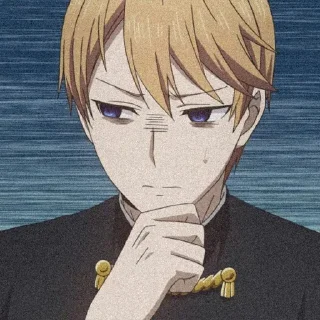 ⚡️ emoji Miyuki Shirogane  ┈➤ @Anime_StickersPack Telegram sticker 1 of 16