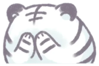 🐯 emoji 白虎球 1 Telegram sticker 8 of 32