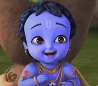 😄 emoji little krisna @Ch0iJuIia Telegram sticker 22 of 27