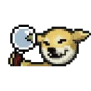 🔎 emoji LIHKG Dog Animated (Unofficial) Telegram sticker 8 of 50