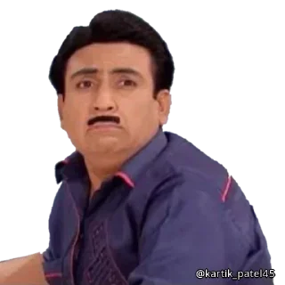 ☹️ emoji TMKOC By @RohitSharma Telegram sticker 11 of 34