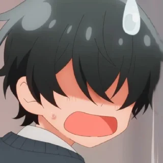 😰 emoji Sasaki & miyano Telegram sticker 6 of 17