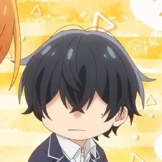 😐 emoji Sasaki & miyano Telegram sticker 5 of 17