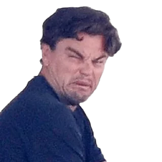 🥴 emoji leonardo dicaprio Telegram sticker 14 of 36