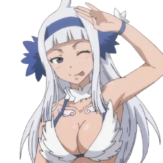 😜 emoji Fairy Tail ➜ @animee_stickers Telegram sticker 11 of 49