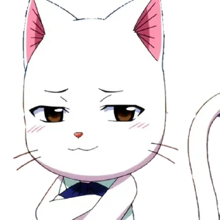 😼 emoji Fairy Tail ➜ @animee_stickers Telegram sticker 21 of 49