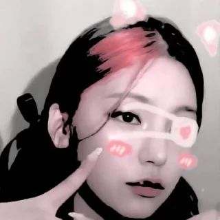 🐰 emoji ૮₍ YEJI ₎ა @lesyeuxdee @stikeryejiu Telegram sticker 8 of 25