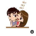 👍 emoji You & Me Telegram sticker 16 of 120