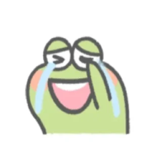🤣 emoji frog Telegram sticker 5 of 16