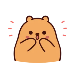 😚 emoji Kiwa Bear @urfavorito Telegram sticker 8 of 17